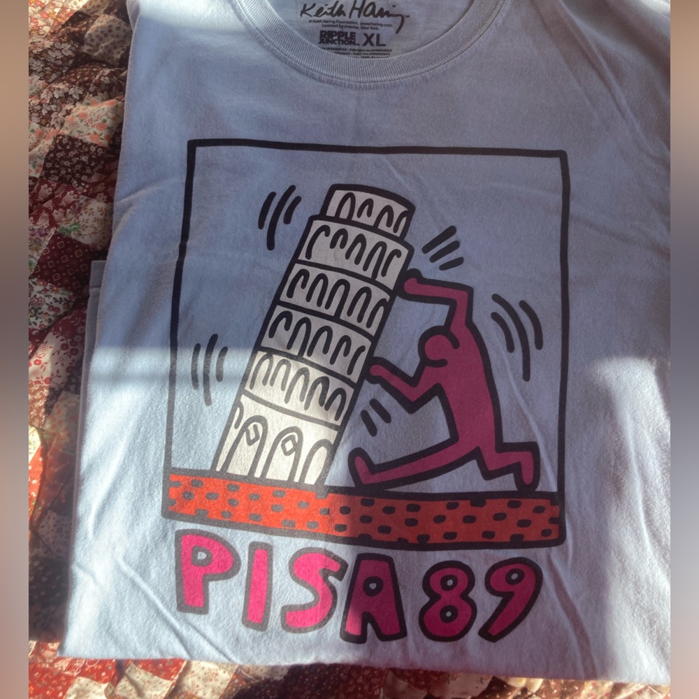 Keith Haring long sleeve t- shirt. Pisa 1989